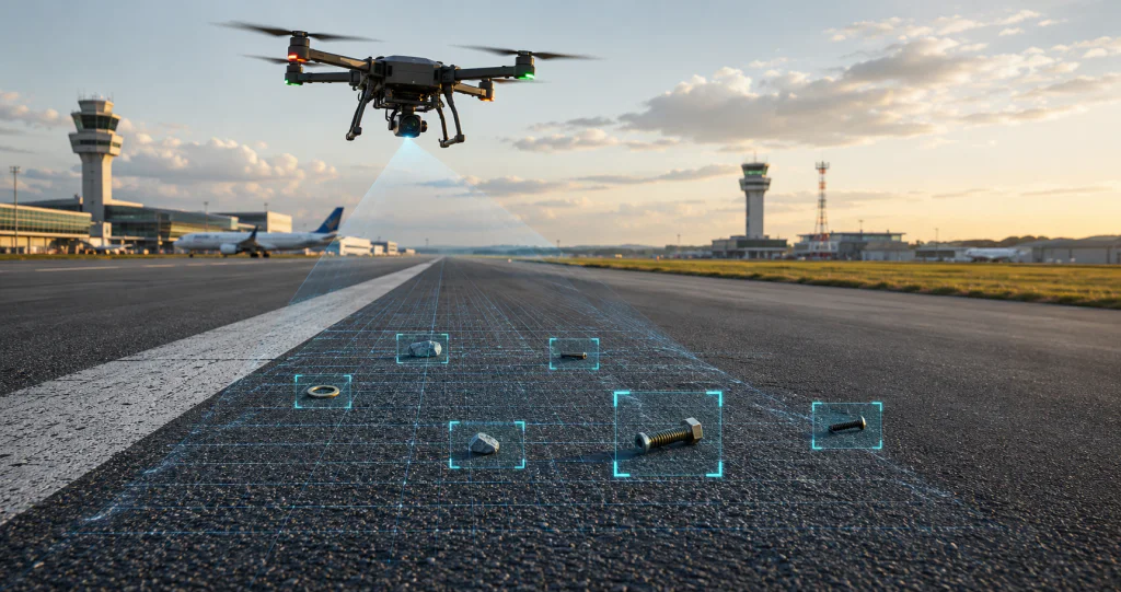 Runway FOD Detection: How Drones Identify What Walk-Down Crews Miss